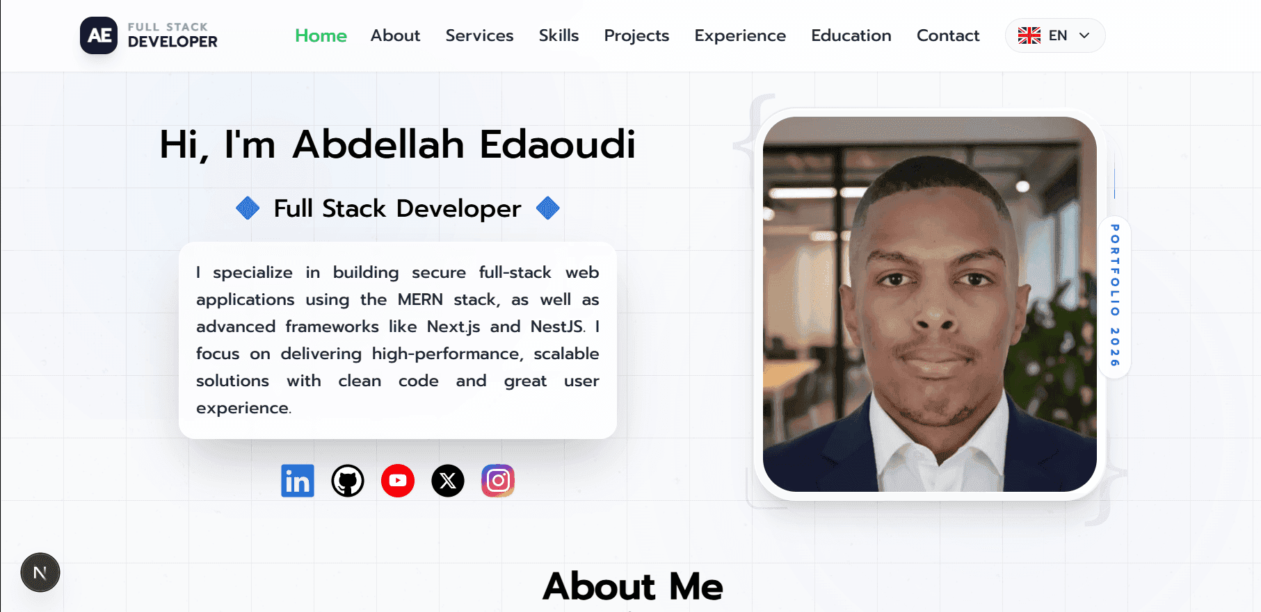 Personal Developer Portfolio